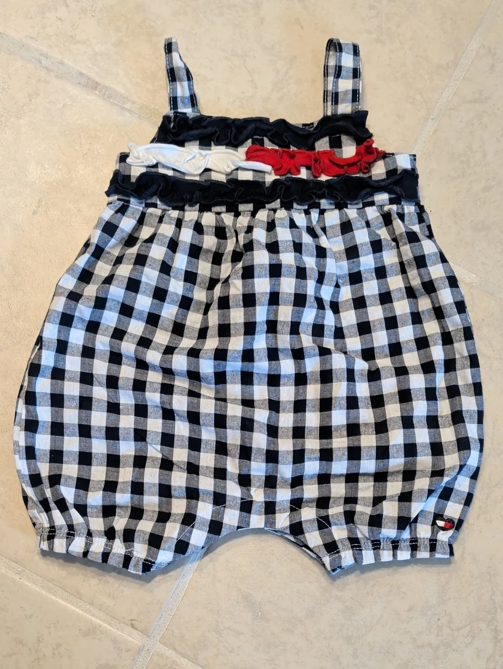Tommy Hilfiger Checkered Romper